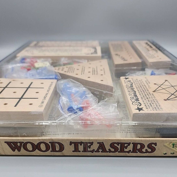 Wood Teasers Games Rollout Insanity Mind Magic Etc 7 Games Cardinal Industries - Picture 6 of 10